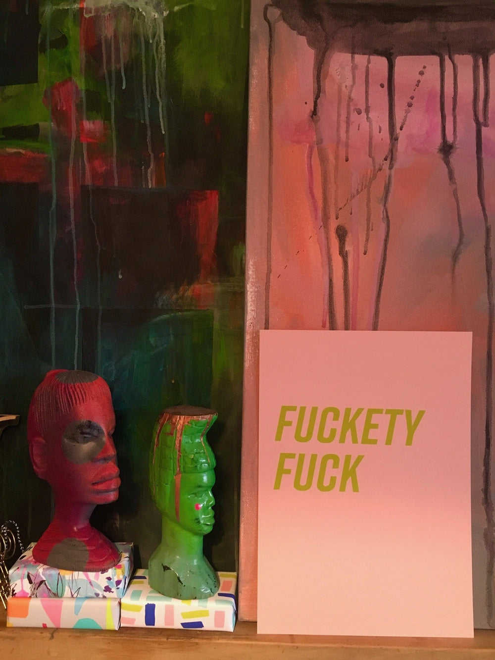 Fuckety Fuck Matte Art Print Sweary Psalms Art Print