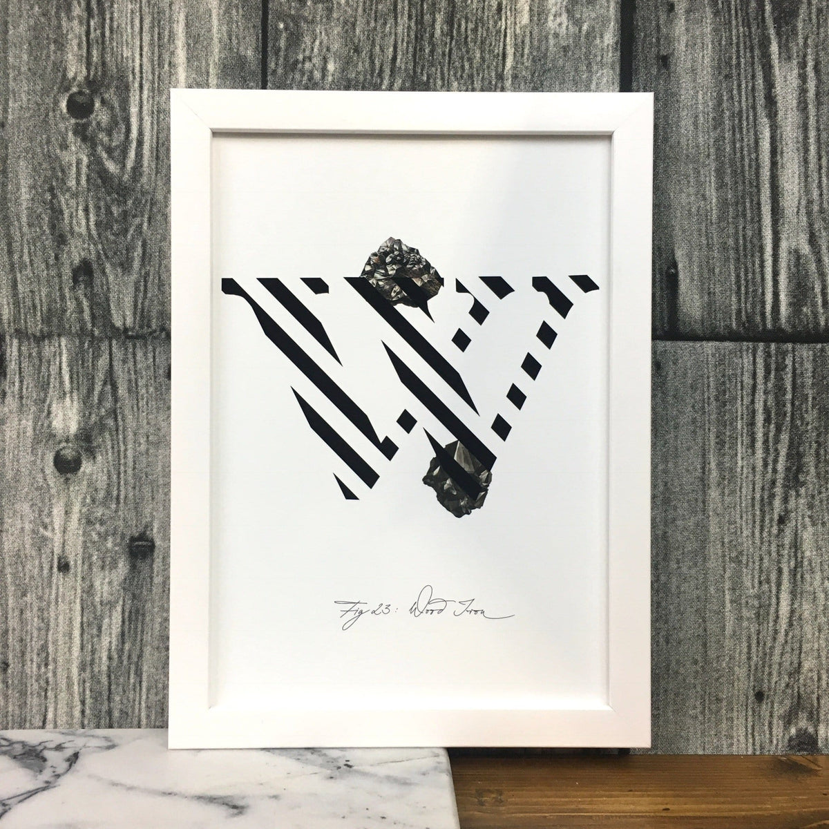 Edelstein Mit W Gemstone Alphabet W Matte Art Print – diedododa