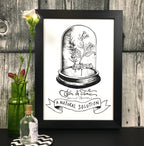 Gin & Tonic Bell Jar Matte Art Print Boozehound Art Print