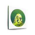 Green Budgie Canvas Print Exotic Bird Paintings Canvas Print