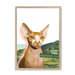 Highland Coo Framed Print Cat Cafe A3 (297 X 420 mm) / Natural / No Mount (All Art) Framed Print
