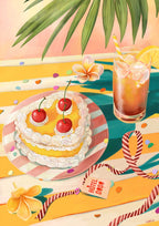 Confetti Sunrise Giclée Art Print Hôtel Dodo Art Print