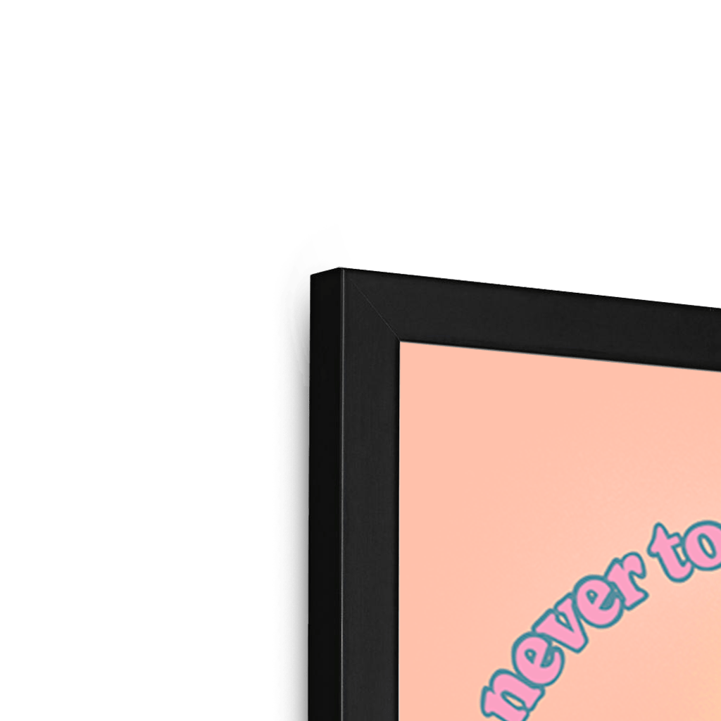 Ice Cream Breakfast Framed Print Favourite Things Framed Print