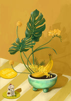 Ikebana Banana Giclée Art Print Hôtel Dodo Art Print
