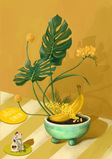 Ikebana Banana Giclée Art Print Hôtel Dodo Art Print