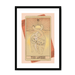 The Lovers Framed Print Tarot Cats A3 (297 X 420 mm) / Black / White Mount Framed Print