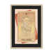 The Lovers Framed Print Tarot Cats A3 (297 X 420 mm) / Natural / Black Mount Framed Print