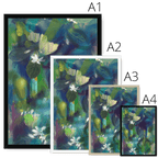 Indigo Dawn Framed Print Wallflowers Framed Print