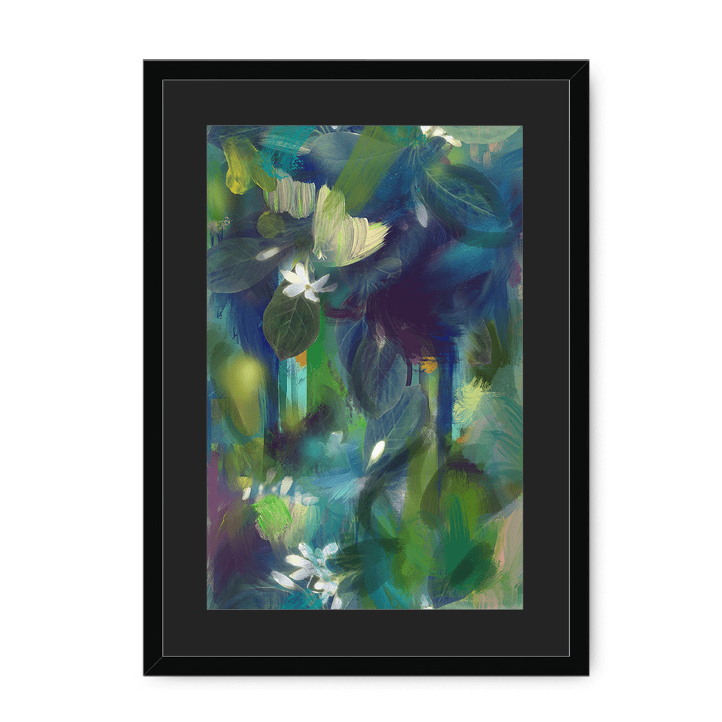 Indigo Dawn Framed Print Wallflowers A3 (297 X 420 mm) / Black / Black Mount Framed Print