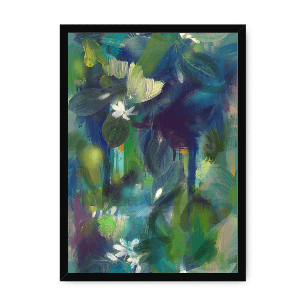 Indigo Dawn Framed Print Wallflowers A3 (297 X 420 mm) / Black / No Mount (All Art) Framed Print
