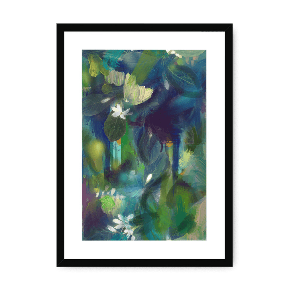 Indigo Dawn Framed Print Wallflowers A3 (297 X 420 mm) / Black / White Mount Framed Print
