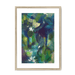 Indigo Dawn Framed Print Wallflowers A3 (297 X 420 mm) / Natural / White Mount Framed Print