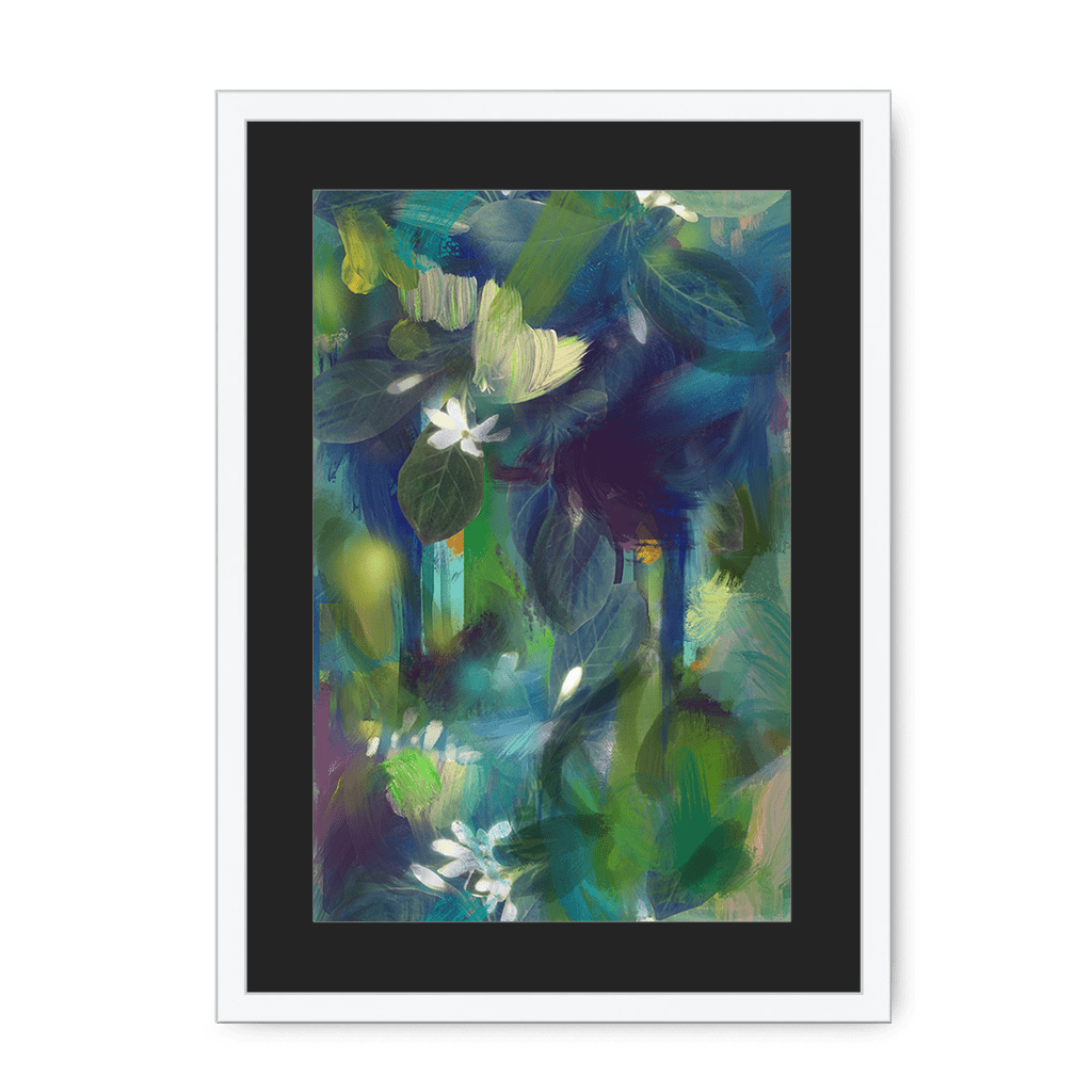 Indigo Dawn Framed Print Wallflowers A3 (297 X 420 mm) / White / Black Mount Framed Print