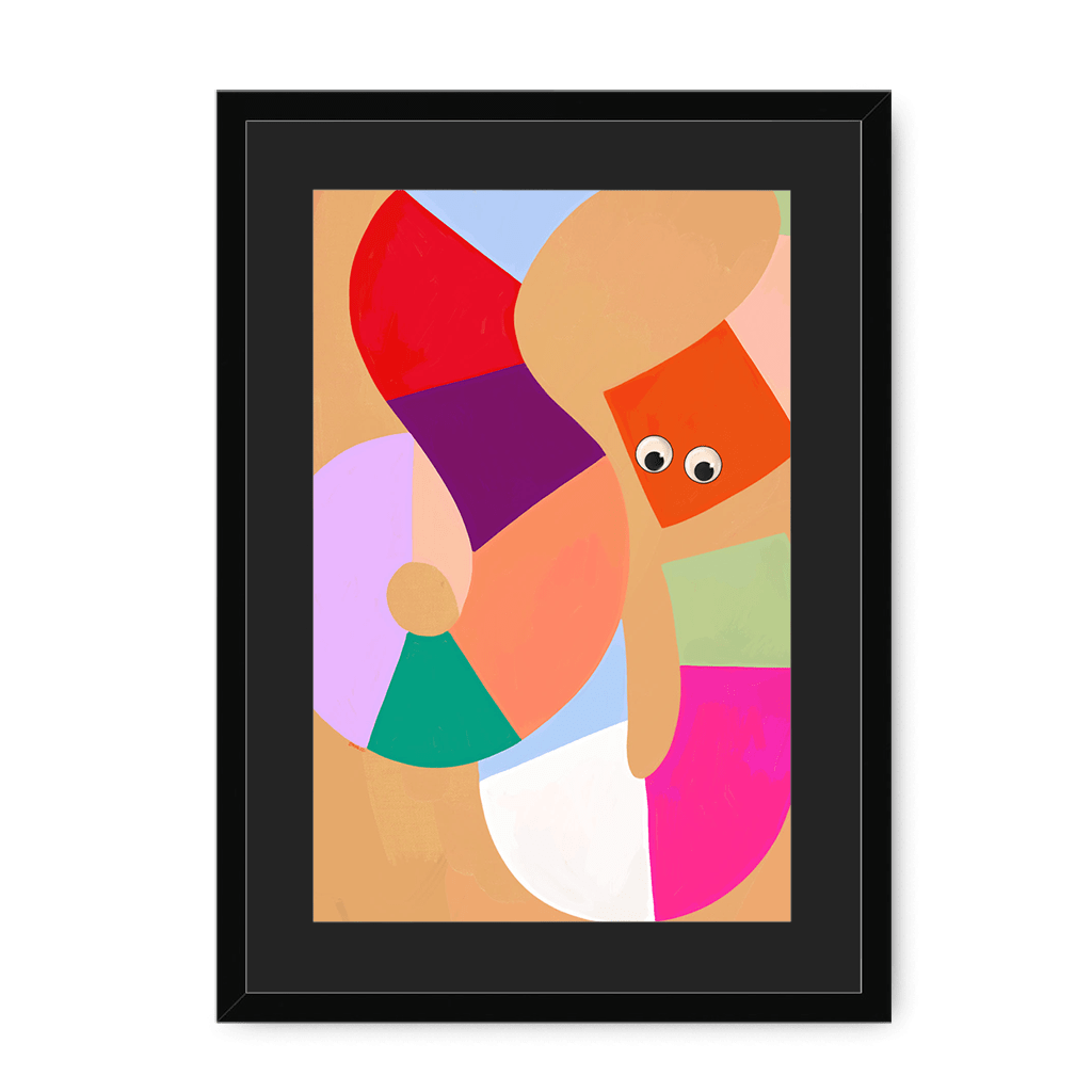 Jellysnakes Berry Yoghurt Framed Print Jellysnakes A3 (297 X 420 mm) / Black / Black Mount Framed Print
