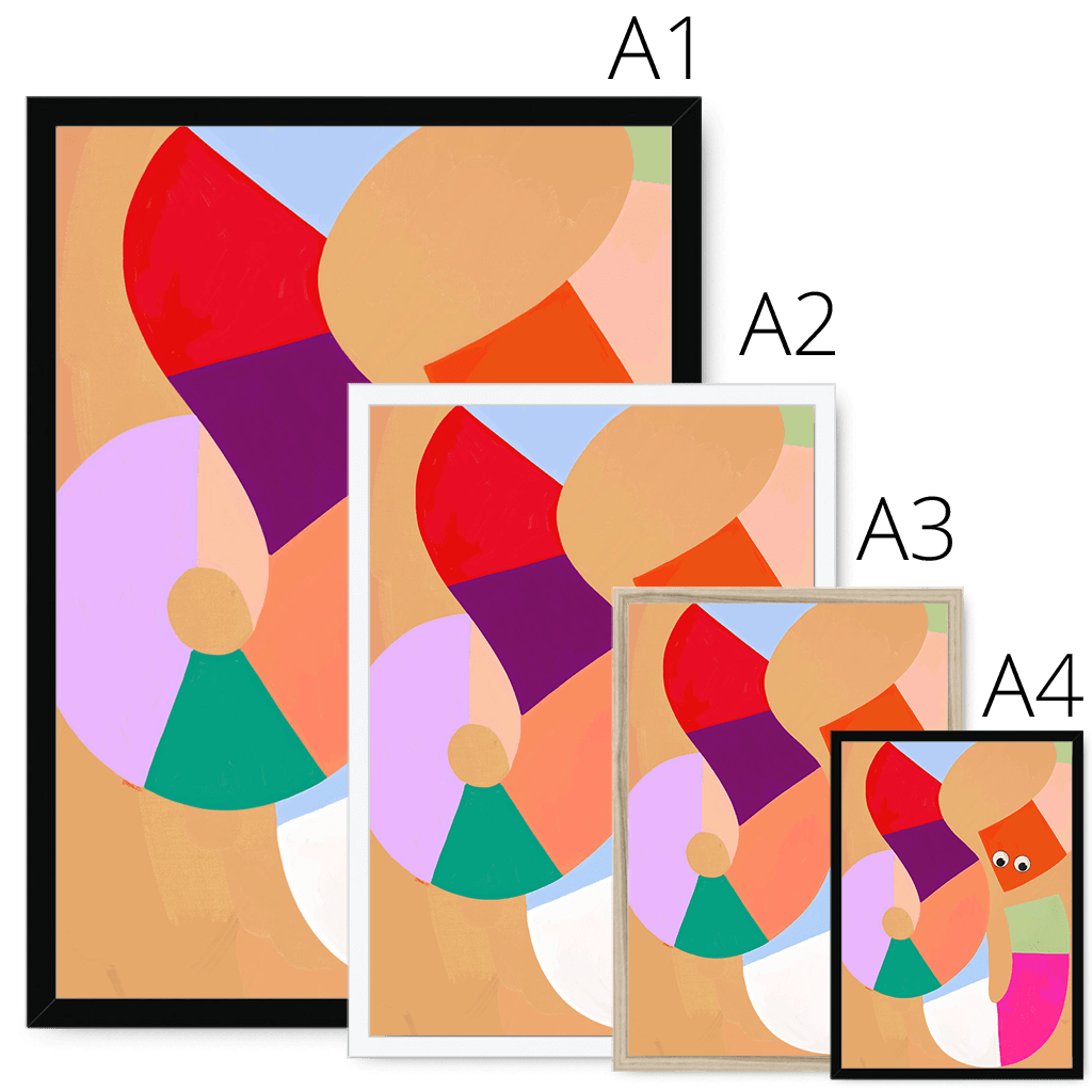 Jellysnakes Berry Yoghurt Framed Print Jellysnakes Framed Print