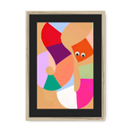 Jellysnakes Berry Yoghurt Framed Print Jellysnakes A3 (297 X 420 mm) / Natural / Black Mount Framed Print
