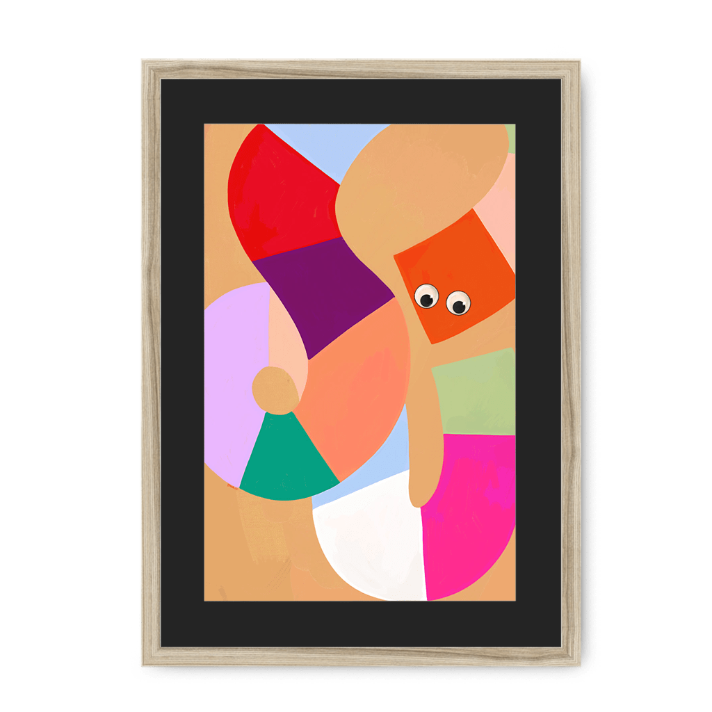 Jellysnakes Berry Yoghurt Framed Print Jellysnakes A3 (297 X 420 mm) / Natural / Black Mount Framed Print