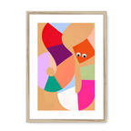 Jellysnakes Berry Yoghurt Framed Print Jellysnakes A3 (297 X 420 mm) / Natural / White Mount Framed Print