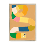 Jellysnakes Lemon Twist Framed Print Jellysnakes A3 (297 X 420 mm) / Natural / No Mount (All Art) Framed Print