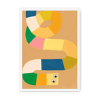 Jellysnakes Lemon Twist Framed Print Jellysnakes A3 (297 X 420 mm) / White / No Mount (All Art) Framed Print