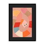 Jellysnakes Strawberry Framed Print Jellysnakes A3 (297 X 420 mm) / Black / Black Mount Framed Print