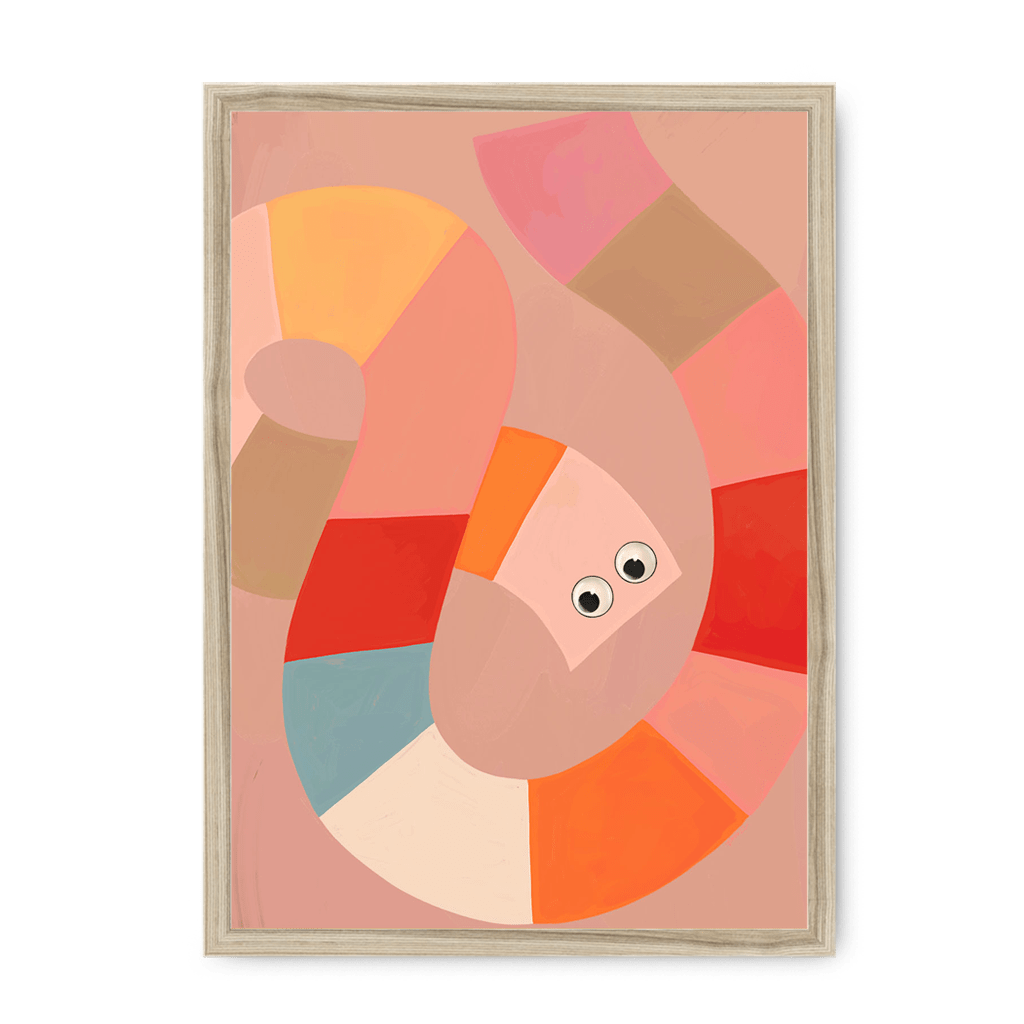 Jellysnakes Strawberry Framed Print Jellysnakes A3 (297 X 420 mm) / Natural / No Mount (All Art) Framed Print