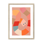 Jellysnakes Strawberry Framed Print Jellysnakes A3 (297 X 420 mm) / Natural / White Mount Framed Print
