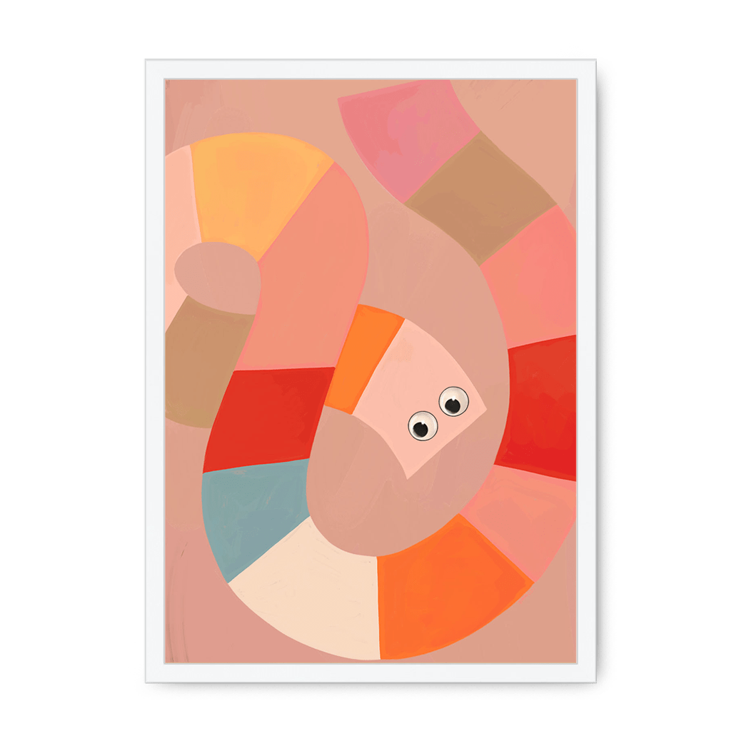 Jellysnakes Strawberry Framed Print Jellysnakes A3 (297 X 420 mm) / White / No Mount (All Art) Framed Print