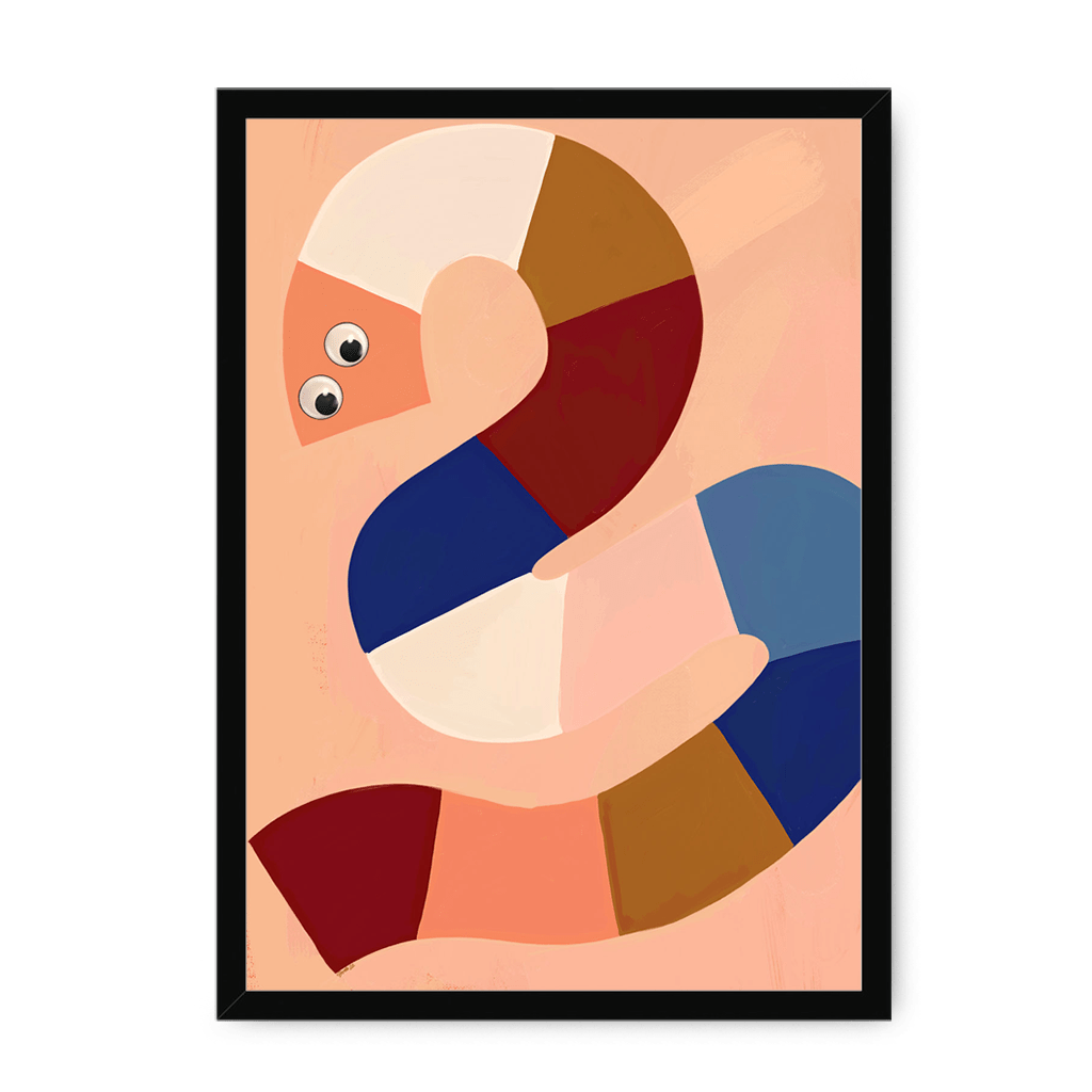 Jellysnakes Toffee Apple Framed Print Jellysnakes A3 (297 X 420 mm) / Black / No Mount (All Art) Framed Print