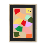 Jellysnakes Tropical Tang Framed Print Jellysnakes A3 (297 X 420 mm) / Natural / Black Mount Framed Print