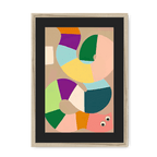 Jellysnakes Waldmeister Framed Print Jellysnakes A3 (297 X 420 mm) / Natural / Black Mount Framed Print