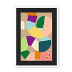 Jellysnakes Waldmeister Framed Print Jellysnakes A3 (297 X 420 mm) / White / Black Mount Framed Print