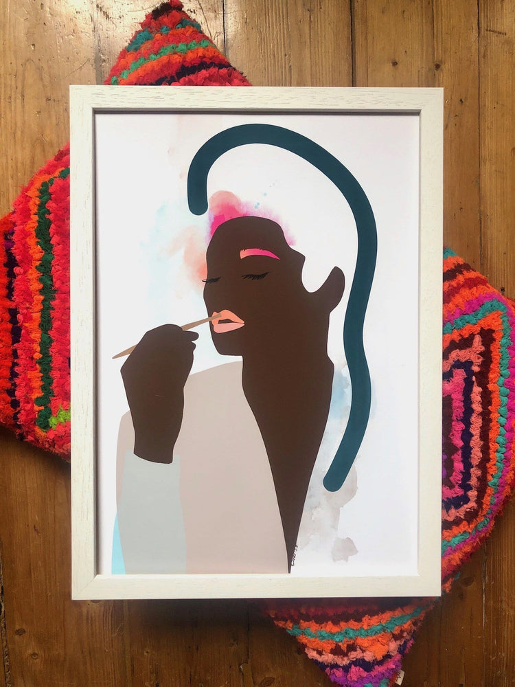 Jones Matte Art Print Lip Graces Art Print