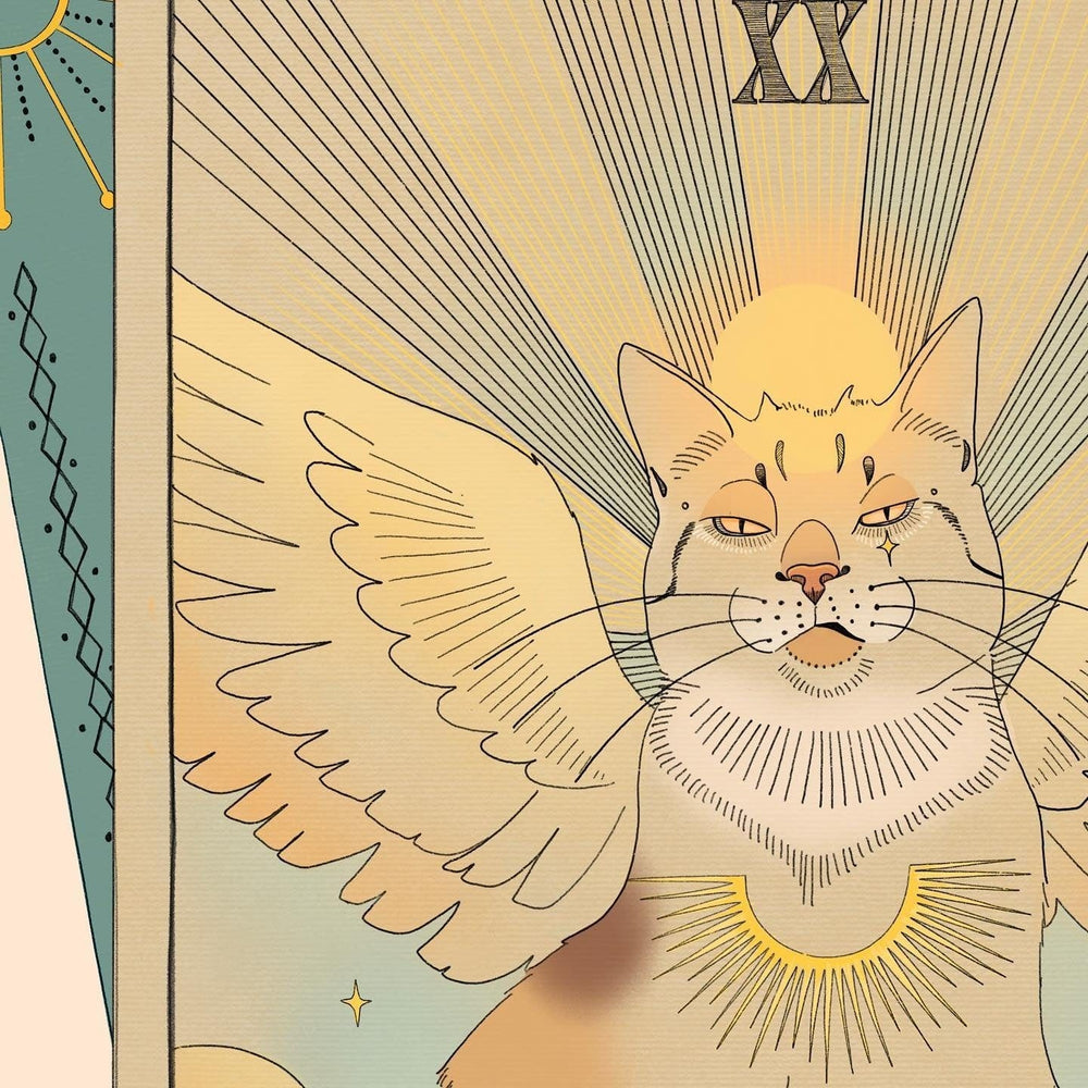 Judgement Art Print Tarot Cats Art Print