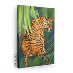 Jungle Stripes Canvas Print Pawky Paws Canvas Print