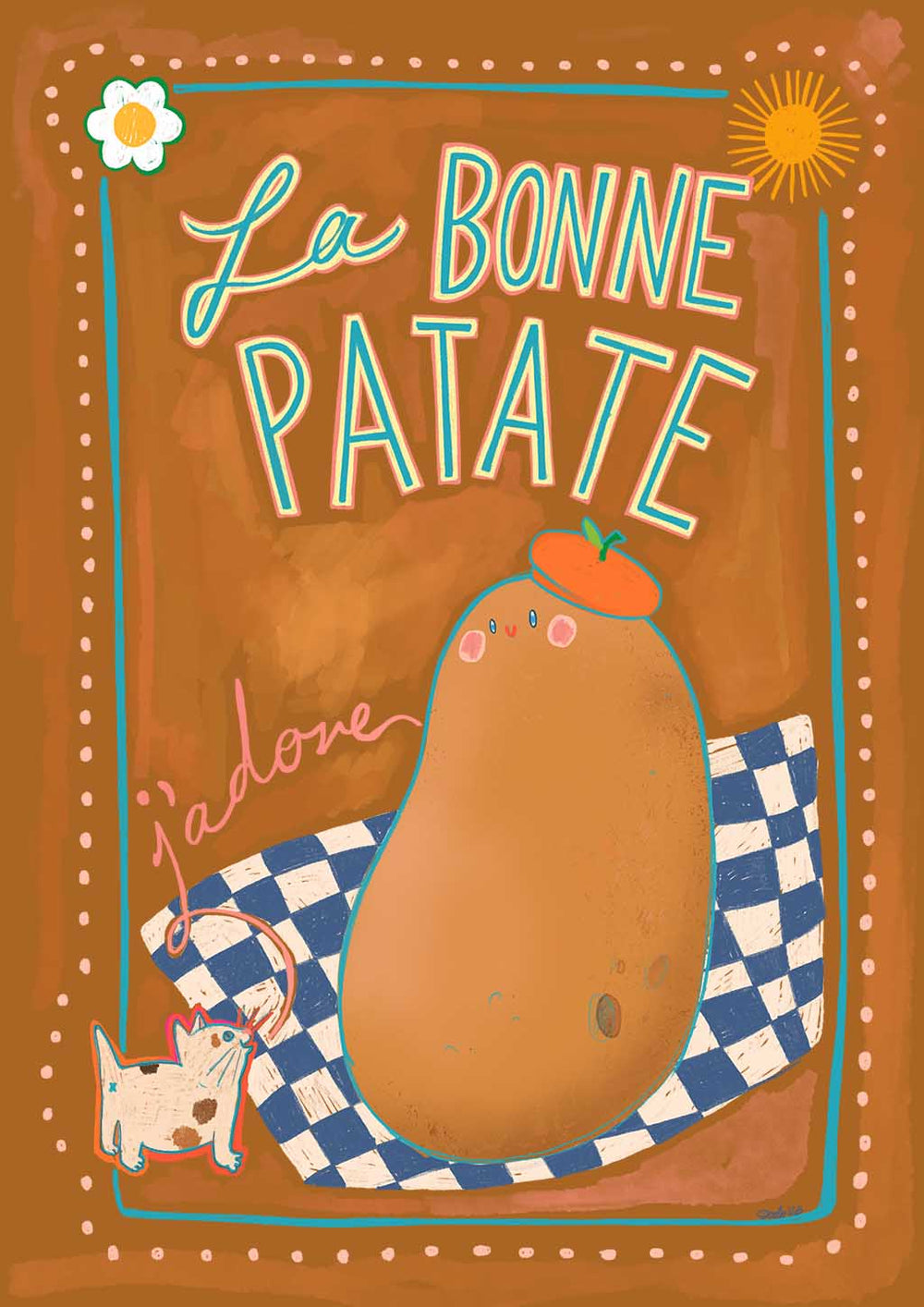 La Bonne Patate Art Print Favourite Things Art Print