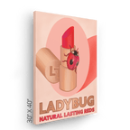 Ladybug Lipstick Canvas Print ADimals Canvas Print
