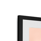 Ladybug Lipstick Giclée Framed with a Mount Print ADimals Mounted Print