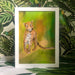 Le Opard Giclée Art Print Leovely Leopards Art Print