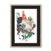 Le Beak C'est Chic Framed Print The Gathering A3 (297 X 420 mm) / Natural / Black Mount Framed Print