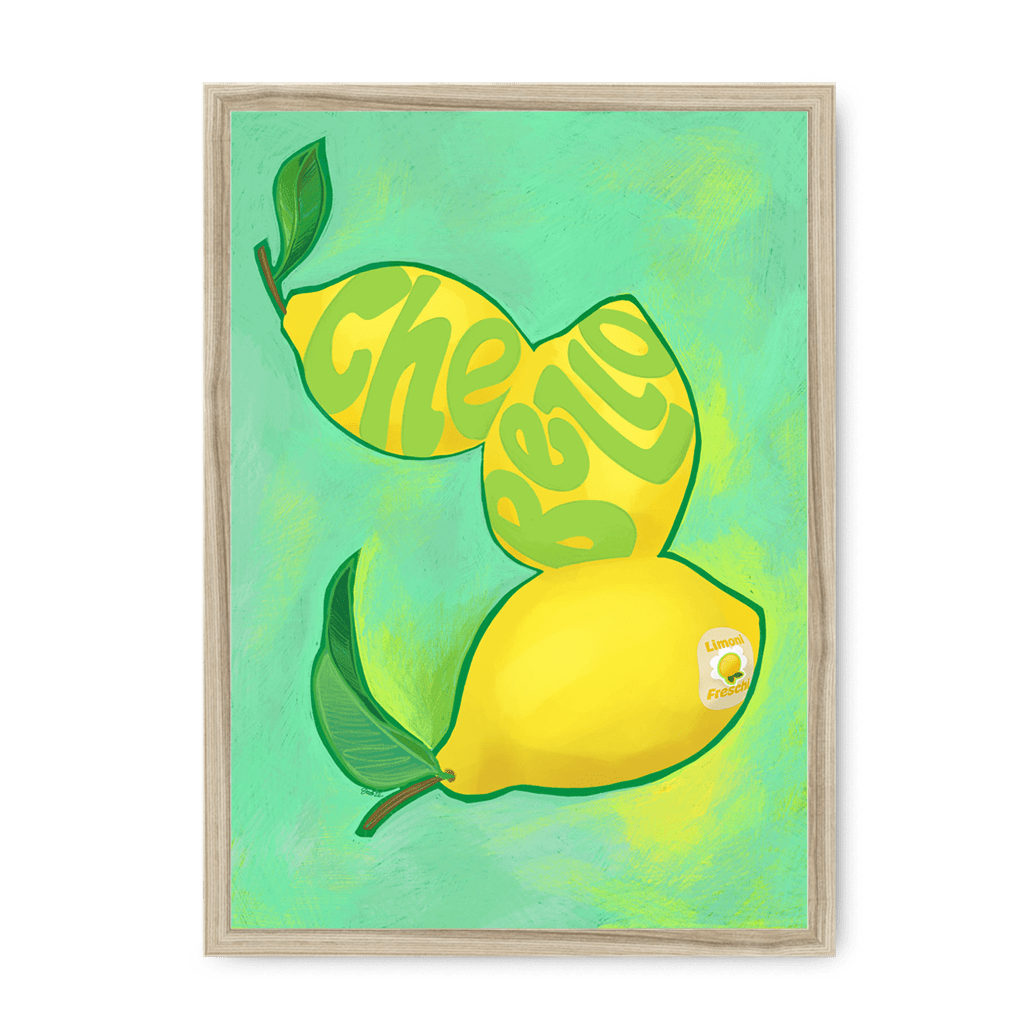 Limoni Giclée Framed Print Intercontinental Fruitery A3 (297 X 420 mm) / Natural / No Mount (All Art) Framed Print