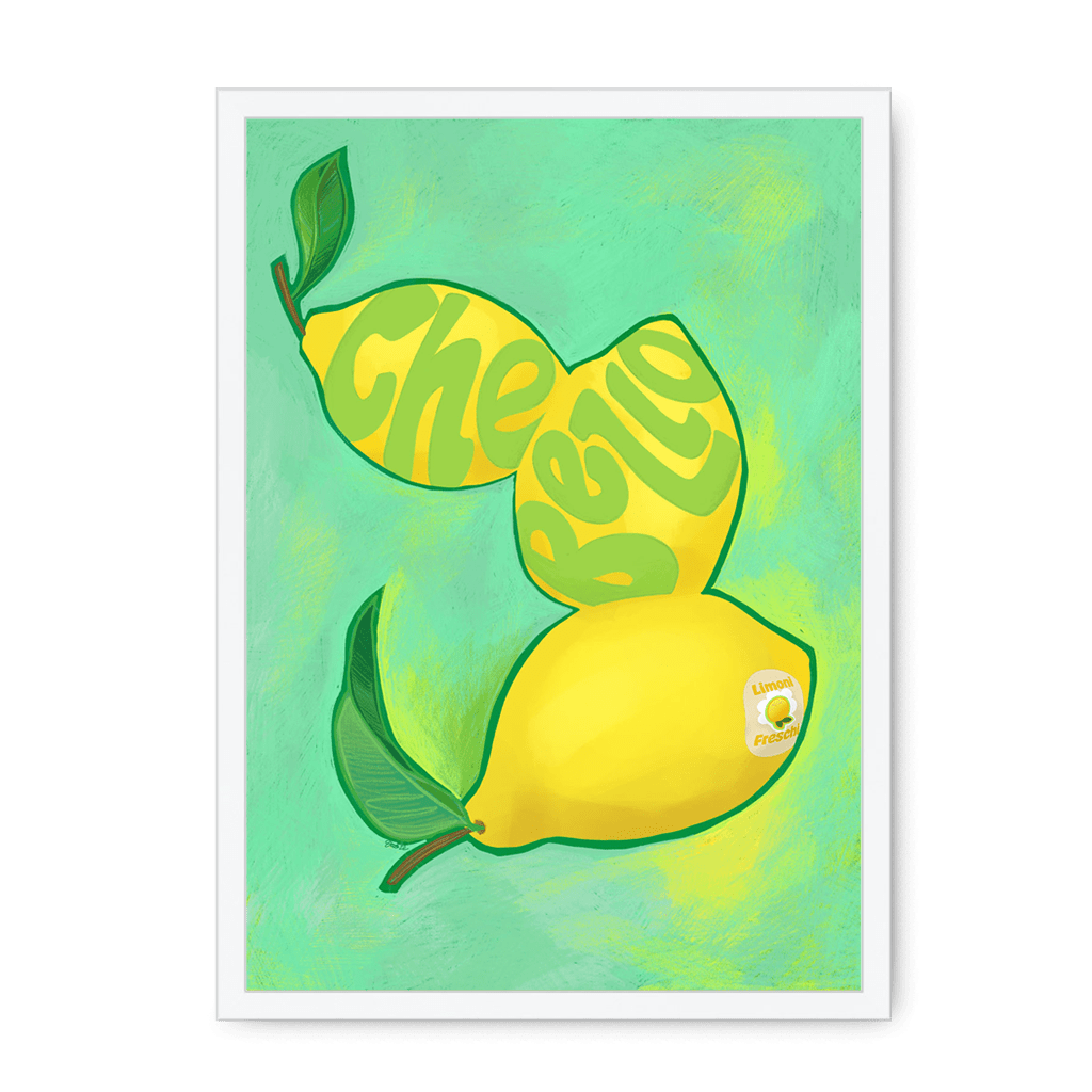 Limoni Giclée Framed Print Intercontinental Fruitery A3 (297 X 420 mm) / White / No Mount (All Art) Framed Print