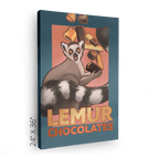 Lemur Chocolate Canvas Print ADimals Canvas Print