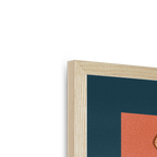 Lemur Chocolate Giclée Framed Print ADimals Framed Print