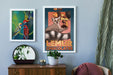 Lemur Chocolate Giclée Framed Print ADimals Framed Print