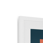 Lemur Chocolate Giclée Framed with a Mount Print ADimals Mounted Print