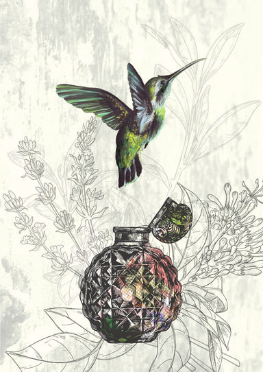 Les Parfums Colibri Vert Matte Art Print Les Parfums Art Print