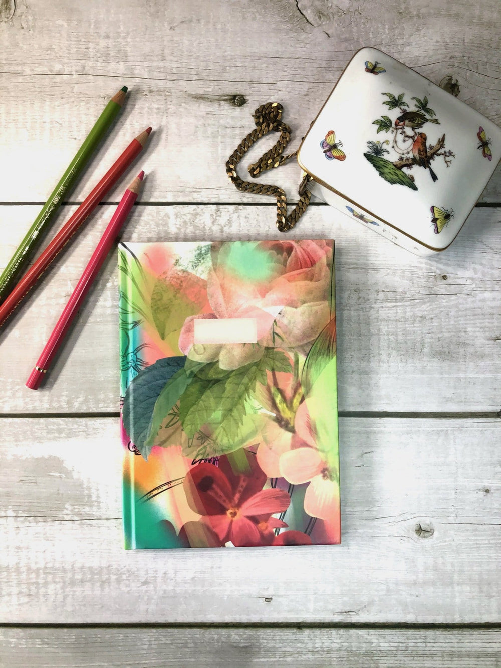 Les Parfums Floral Journal Stationery by diedododa Journal