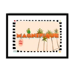 Magnifique Framed Print Hôtel Dodo A3 (297 X 420 mm) / Black / White Mount Framed Print