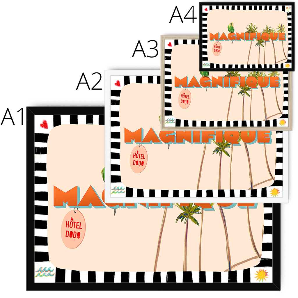 Magnifique Framed Print Hôtel Dodo Framed Print